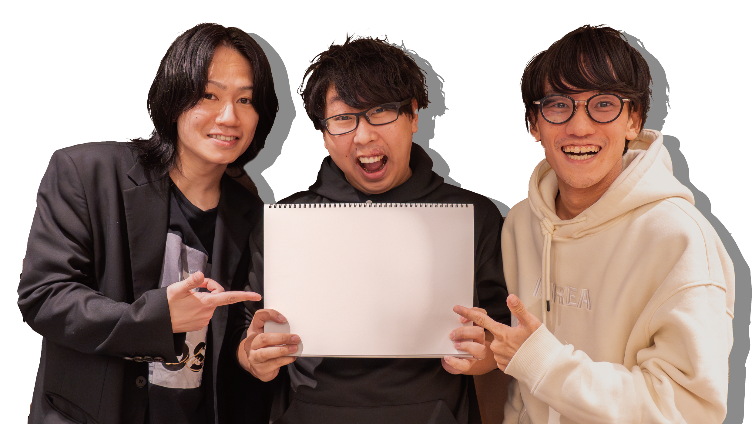 インタビュー男性スタッフ3人